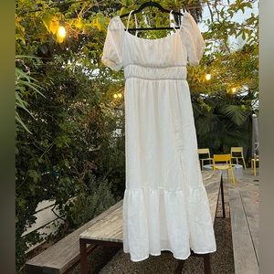 ASTR THE LABEL white, flowing dress